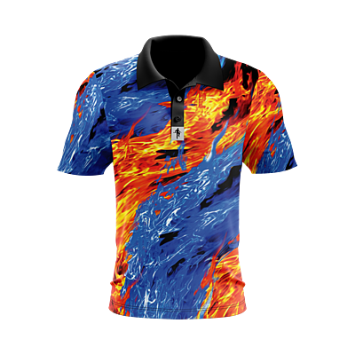 Unleashed Fire & Ice Performance Golf Polo