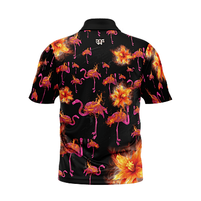 Kids Fire Flamingo Polo