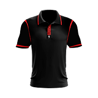 Unleashed On Fire Performance Golf Polo Unleashed On Fire Performance Golf Polo