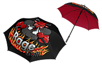 60" Oversized Double Layer Golf Umbrella with Bull 60" Oversized Double Layer Golf Umbrella with Bull