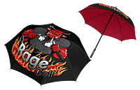 60" Oversized Double Layer Golf Umbrella with Bull