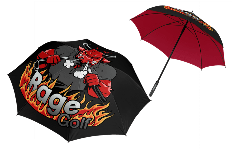 60" Oversized Double Layer Golf Umbrella with Bull 60" Oversized Double Layer Golf Umbrella with Bull