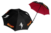 60" Oversized Double Layer Golf Umbrella with Guy Breaking Club 60" Oversized Double Layer Golf Umbrella with Guy Breaking Club